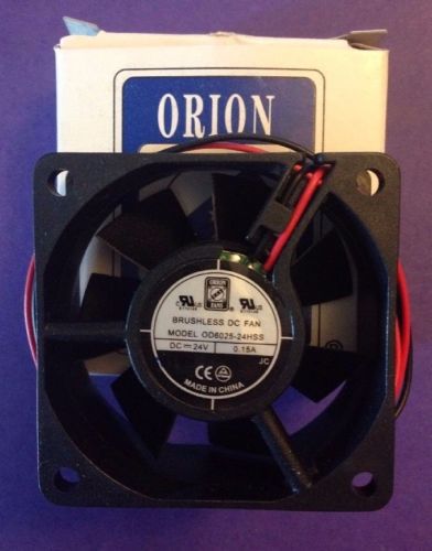 ORION OD6025-24HSS  BRUSHLESS COOLING FAN 24VDC *NEW IN A BOX*