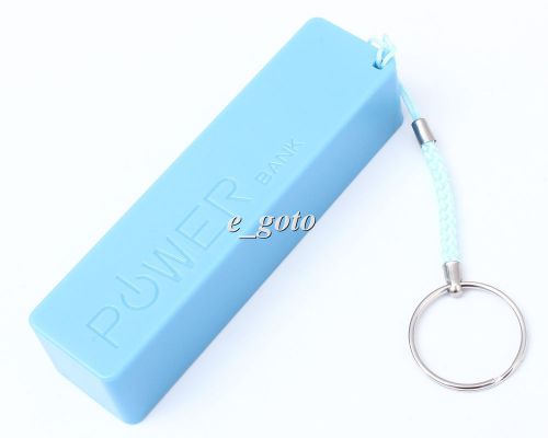 Blue usb power bank case kit precise 18650 battery charger diy box for sale