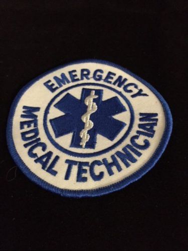 EMT EMERGENCY MEDICAL TECHNICIAN JACKET PATCH EMT EMS TECH PATCH NEW