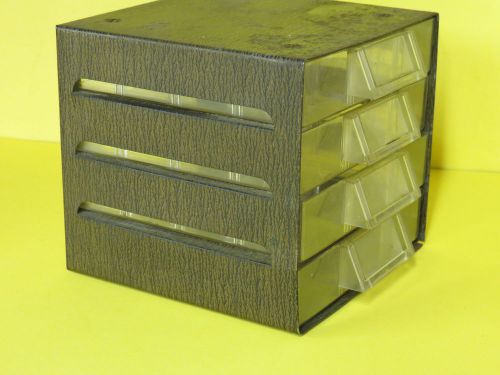 Vintage Metal 4 Drawer Small Parts Cabinet Organizer Sewing Crafts