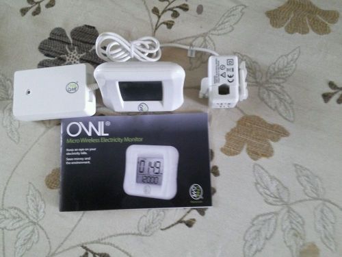 New Owl Wireless Home Business Electricity Energy Monitor Worldwide Use