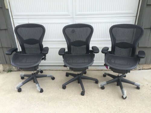 Herman Miller Aeron Office Desk Ergonomic Chair Size 