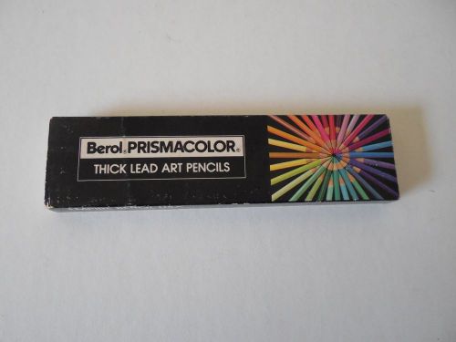 Berol Prismacolor Thick Lead Art Pencils Poppy Red 922 12 Pencils