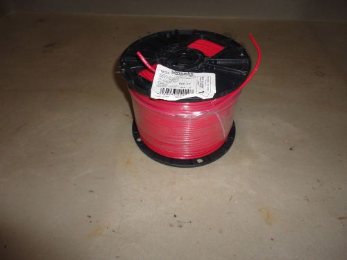 12 THHN THWN MTW stranded copper wire 500&#039; NEW Red