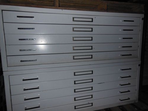 36&#034; Metal Architect Blueprint Map Drawers File Cabinet