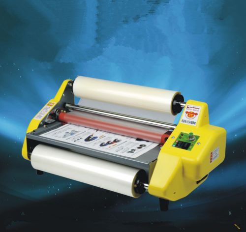 Four Rollers Hot and cold roll laminating machine for 13” USG T