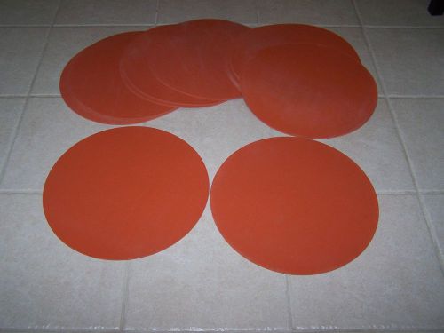 Silicone Rubber Discs - 12 pieces .125&#034; x 14&#034; diameter