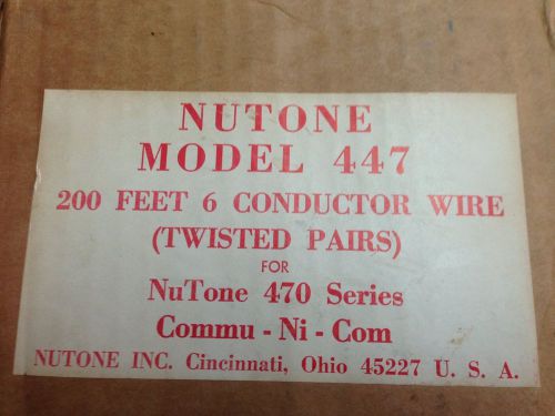 NuTone 200&#039; Phone Cable 6 Conductor Wire Twisted Pairs Model 447
