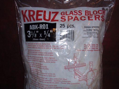 Kreuz Glass Block Spacers 3 1/8 x 1/4  ABK-R01 - 25 pack