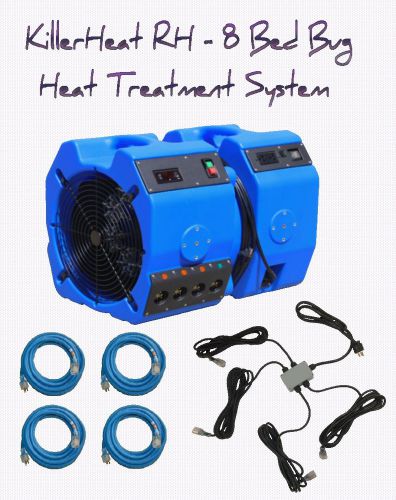 Bed Bug Treatment Heater Included W/ Air Mover, PTAC Splitter &amp; Four Cords