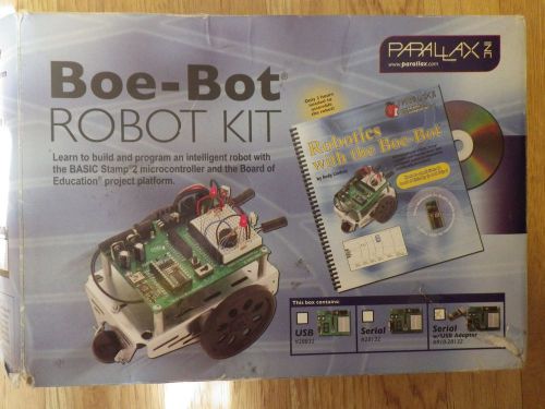 Parallax Boe-Bot Robot Kit - Serial (with USB adapter and cable) #910-28132