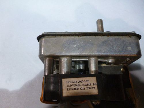 Rotary toaster motor