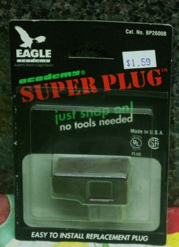 Eagle Electric Academy Super Plug no. BP2600B (Lot of 3 units)