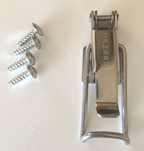 Cambro #60092 Small 4-Hole Metal Latch Kit w/ 4 Screws - New