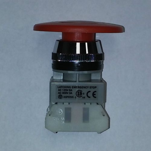 Auspicious blepb30-1o/c cnc 60mm latching emergency stop switch 125v 6a/300v 3a for sale