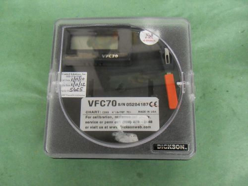 Dickson Recorder  VFC70  S/N 05204187