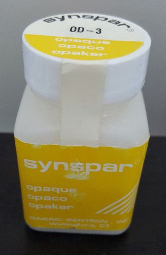 Synspar Opaque Shade D3 Brand New 1 Ounce Unopened Bottle