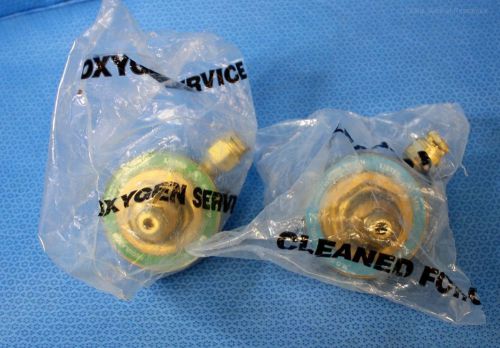 Drager 1197 Nitrous N2O and 1196 Oxygen O2 Regulator for Narkomed Anesthesia New
