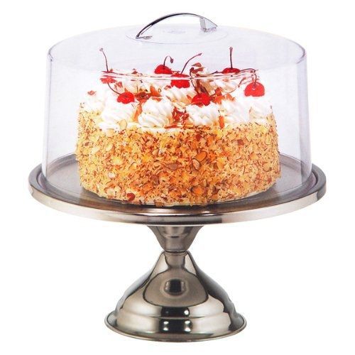 Tablecraft tablecraft products h821422 combo pack cake stand/cover (pack of 2) for sale