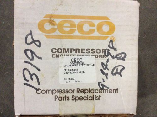 CECO Compressor Engineering CE-A36C2AB Valve Discharge Chnl P#56393