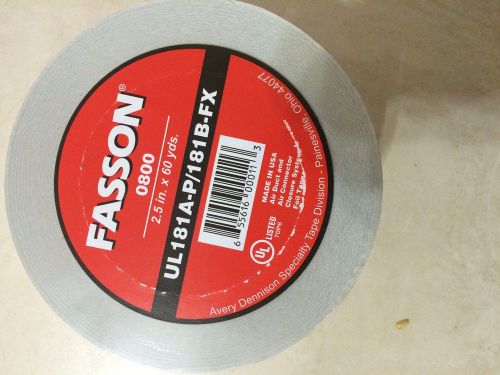 Fasson  Tape UL181A-P/181B-FX Air Duct HVAC silver 0800