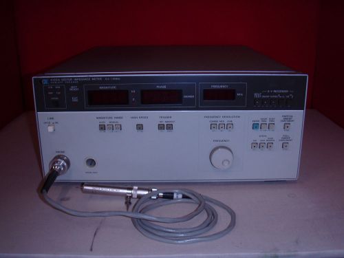 HP/Agilent 4193A + Probe Vector Impedance Meter 0.4 to 110MHz