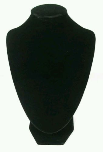 Jewelry Necklace Display Bust Black Velvet Pedestal Displays 17cmx25cm