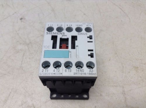 Siemens 3RT1016-1BB41 Motor Starter Contactor 24 VDC Coil 3RT10161BB41