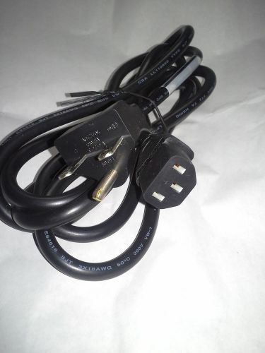 NEMA 6-15P to C13 Power Cord - 8 ft, 15A/250V 14 AWG-Brand New