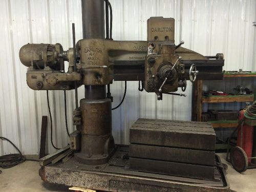 Carlton 4&#039; Radial Arm Drill Press
