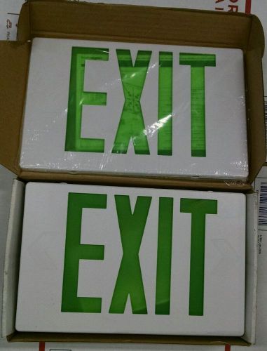 All-pro apx7g thermoplastic exit sign nib!! see description. for sale