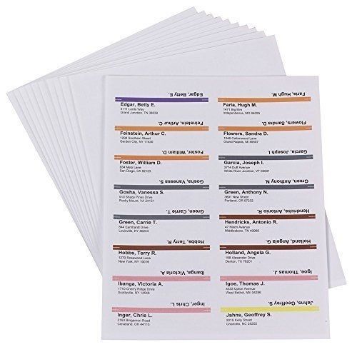 Smead Viewables Color Labeling System Refill 160 per Pack, 3 7/16&#034; x 1 1/4&#034;