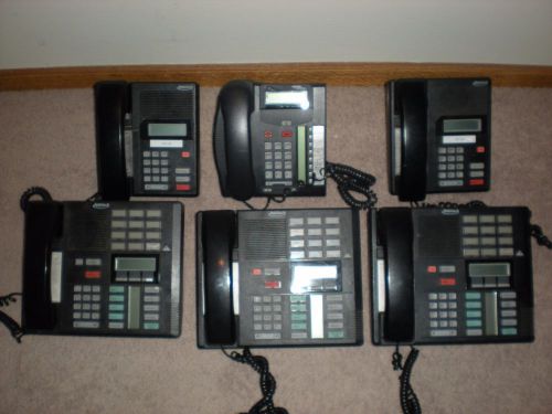 LOT OF 3 NORTEL MERIDIAN M7310, 2 M7100 &amp; 1 T7208 OFFICE DISPLAY TELEPHONES