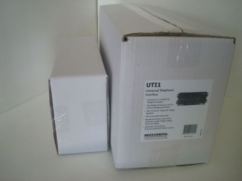 Bogen UTI1 Single Zone Universal Telephone Interface Paging System w/rack kit