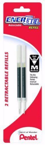 Pentel refill ink for energel &amp; lancelot gel pen, 0.7mm, metal tip, black for sale