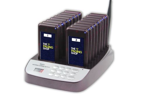 Restaurant Guest Paging System (All-In-One Solution) 16 Pagers Included