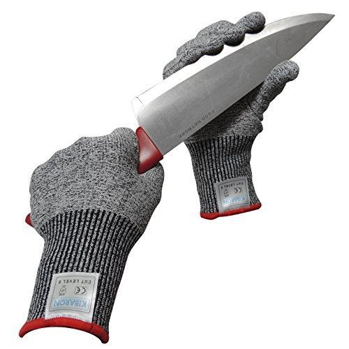 Kibaron cut resistant work gloves for your safety - level 5 protection prevents for sale