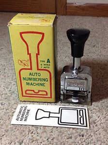 Lightning Auto Numbering Machine - Type A