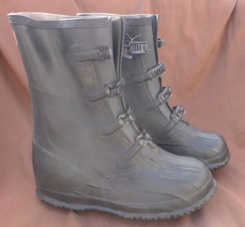 Men&#039;s Tingley Boots Size 8 Over Rain Weather Storm Farm Snow Rubber Buckle NOS