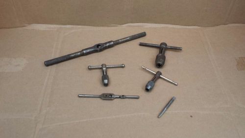 5 Pcs Tap Wrench/Chucks Millers Falls and others