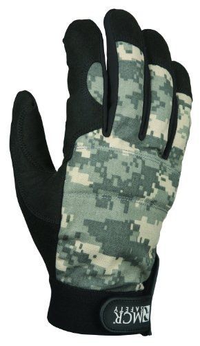 Safety Works Memphis C905WWM Glove, Camouflage Pattern, Fabric Back, Adjustable