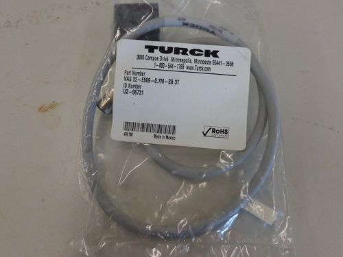 Turck connector part #vas 22-e669-0.7m-sb 3t for sale
