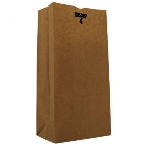 4 lb capacity, duro grocery bag, kraft paper, 5&#034;x3-1/3&#034;x9-3/4&#034; 500 ct, id# r3 for sale