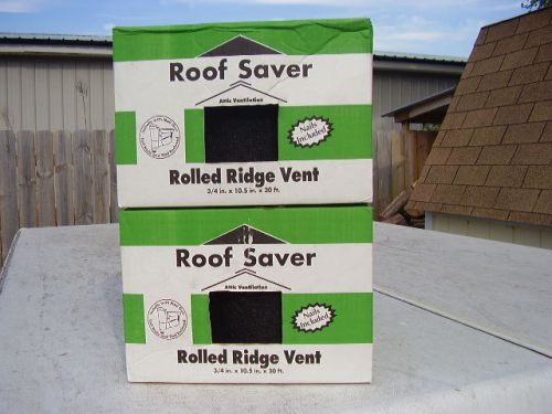 (2) BLOCKSOM &amp; COMPANY - Rolled Ridge Vent(40 total ft) FREE SHIPPING