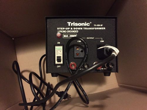 Trisonic 3KW Step up (120 to 240VAC) Transformer