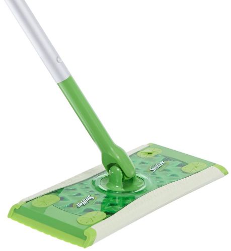 Swiffer Sweeper Mop, 10-in Wide Mop, Green, 1ea.
