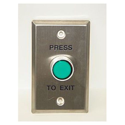 Model PB071D Illuminated Green Request To Exit Button