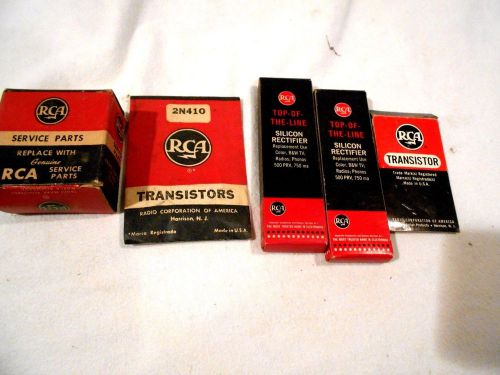 5-Vintage RCA Transistors etc