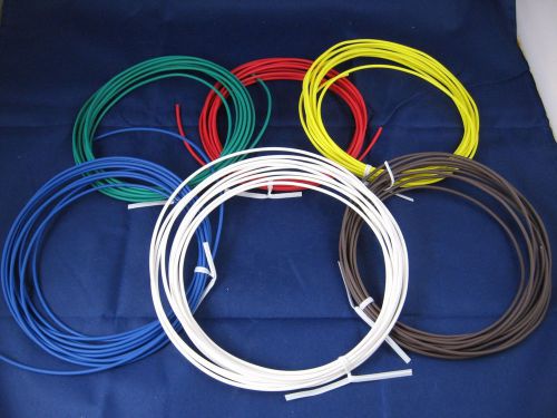 AUTOMOTIVE WIRE - PACK OF 6 COLORS - 20 AWG, SXL, 15FT X 6 = 90FT
