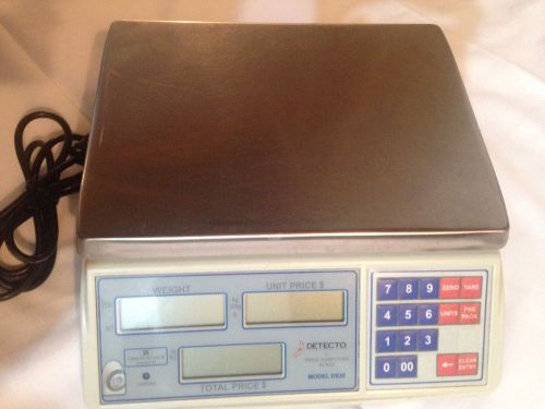 Detecto Counting Scale 6 Lb X .0005 Lb/ 3 Kg X .2 G CS6 Digital Counting Scale